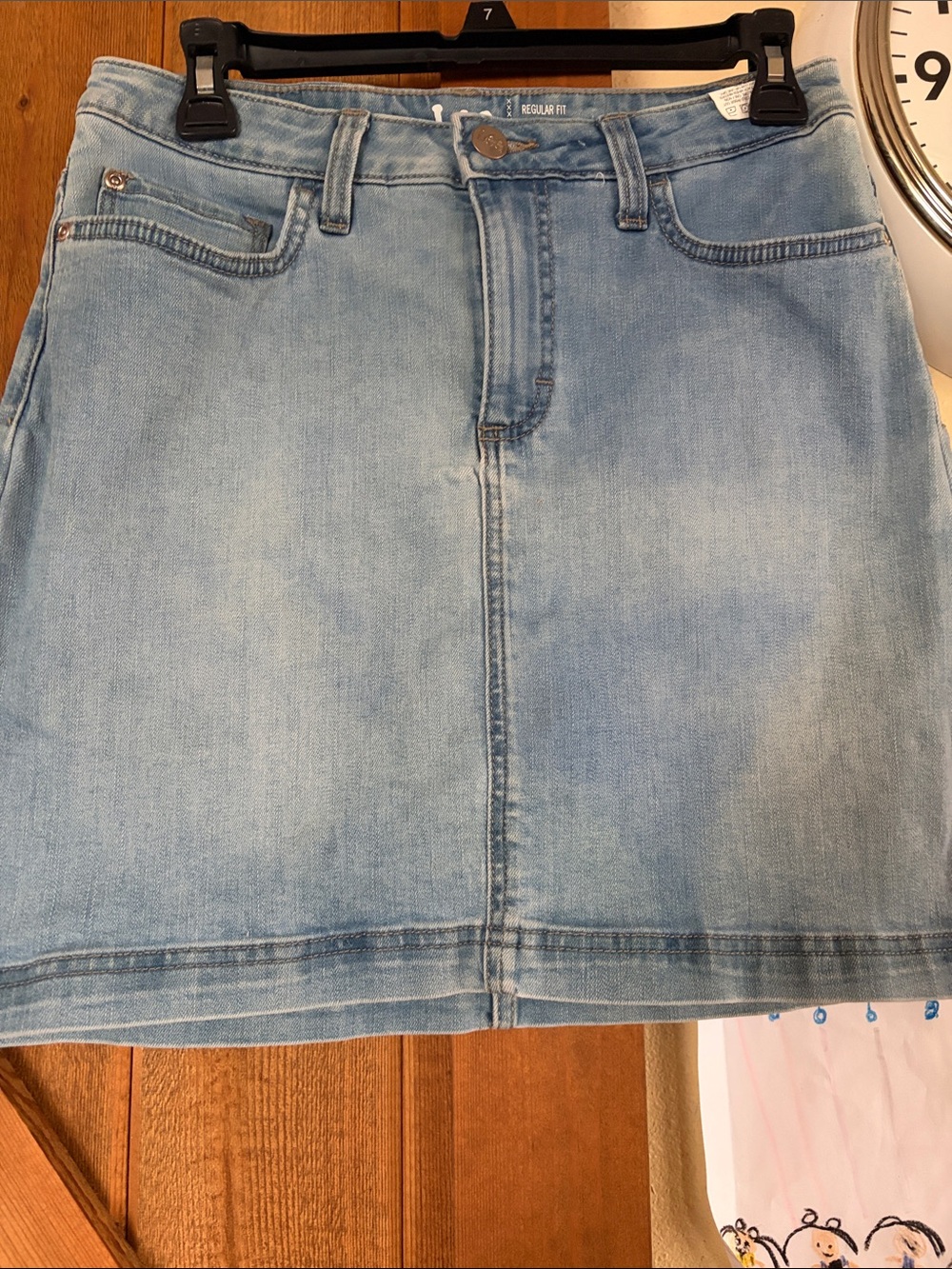 Light Blue Denim Skort, Lee brand